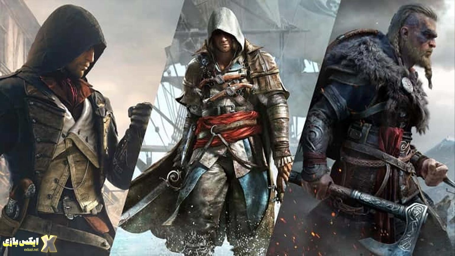 همه بازی‌های اصلی Assassin’s Creed به ترتیب زمانی