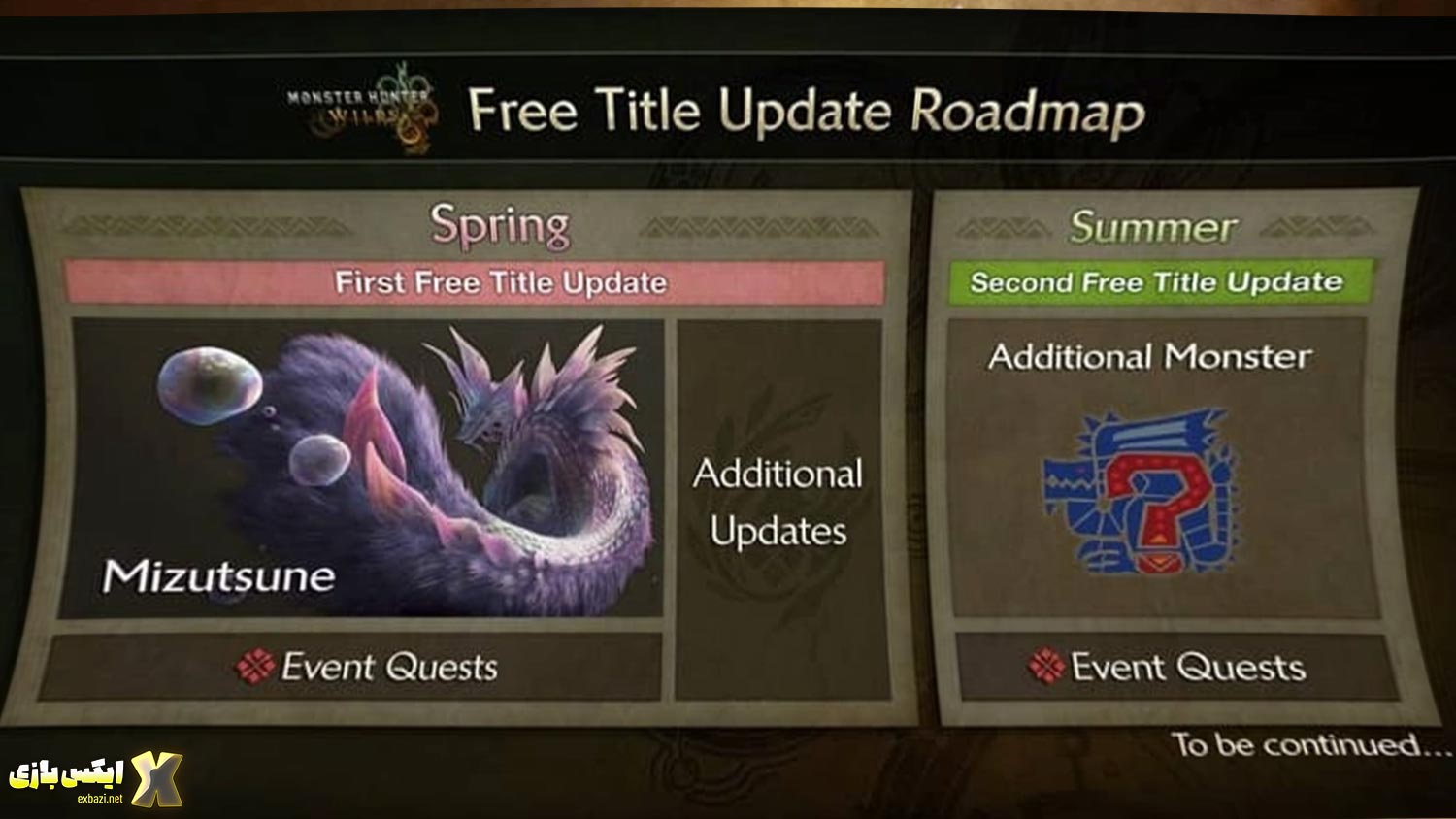 نقشه راه بسته‌های الحاقی Monster Hunter Wilds: تمام آپدیت‌ها و گسترش‌های آینده