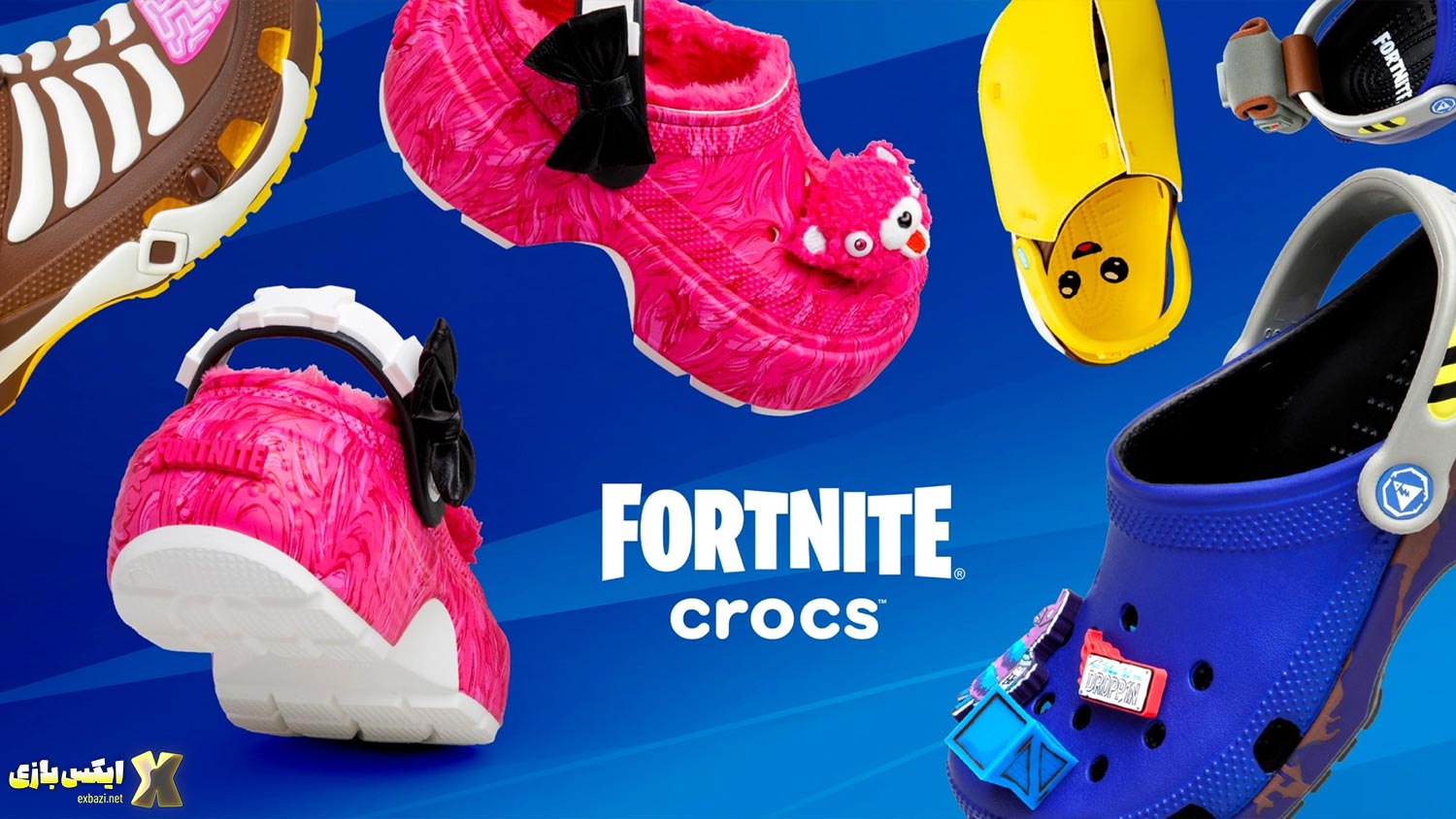 همکاری Fortnite x Crocs – کفش‌های جدید و استایل ویژه!