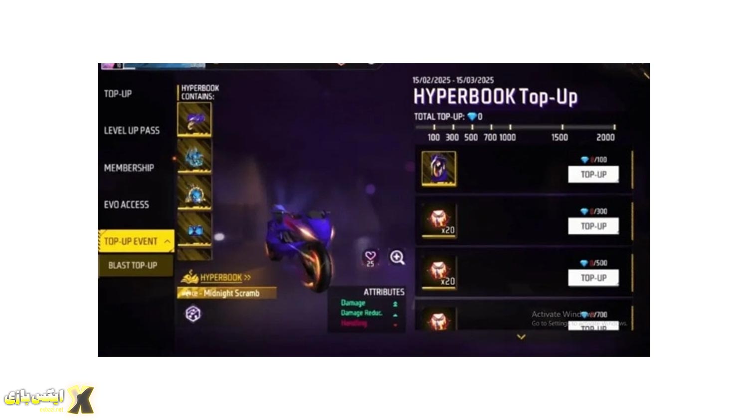 ۲. موتورسیکلت Midnight Scramb