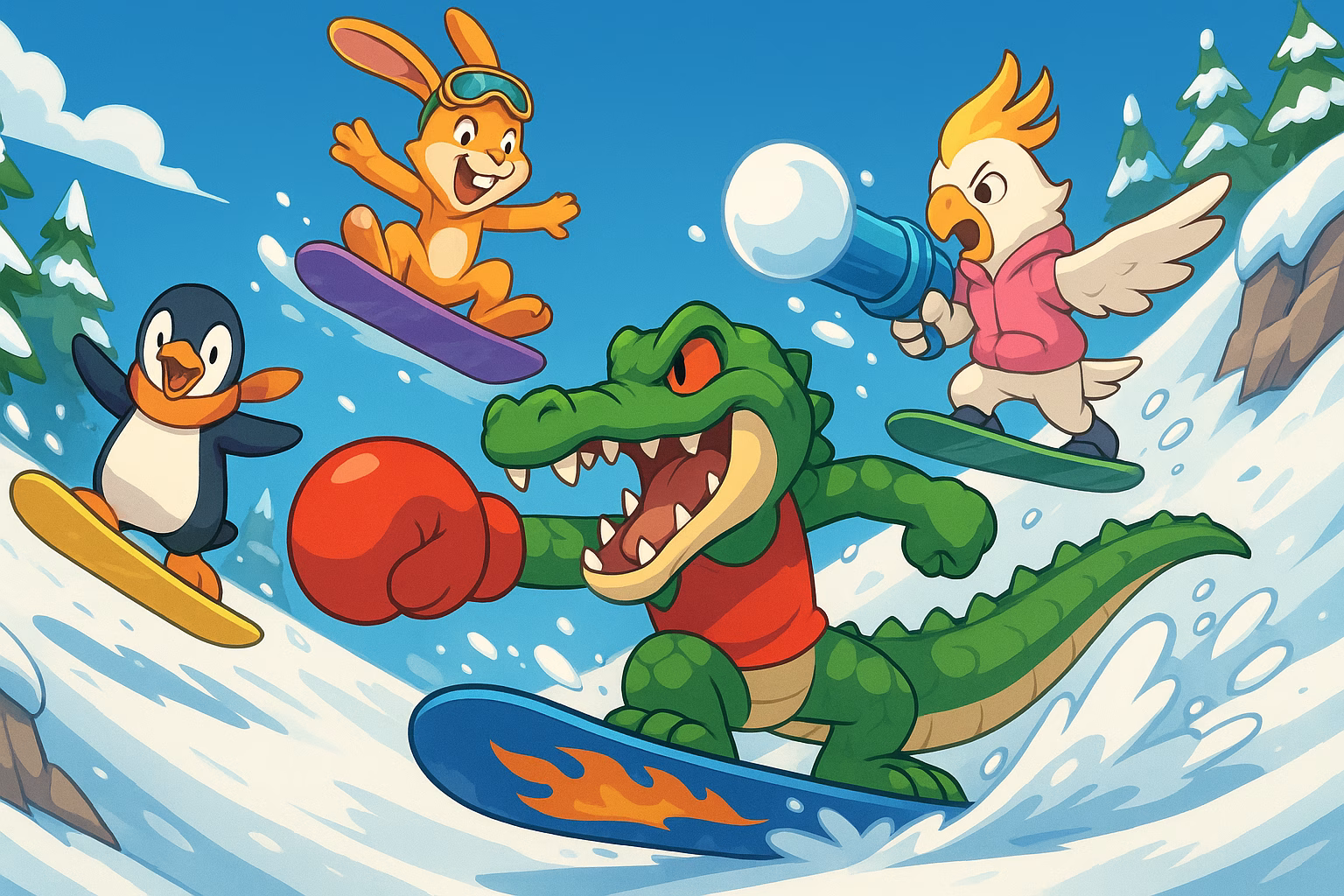 Slopecrashers: نبرد هیجانی روی برف از ۷ آگوست روی کنسول‌ها!